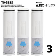 【3個】 TH658-1S フィルター 浄水器カートリッジ 交換用 浄水カートリッジ TKGG38型 TKGG37型