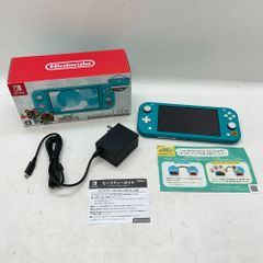 06w3179 ニンテンドー  スイッチライト  あつまれどうぶつの森セット ～まめきち＆つぶきちアロハ柄～  ゲームハード  Nintendo Switch  【中古品】