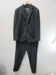 SELECT スーツセレクト スーツ 3点セット 無地 3ピース ブラック系 AB4サイズ BLRP2250