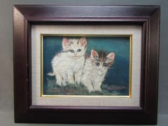 イギリス DUFEX PRINTS エッチングアート 猫【額付き】 - メルカリ