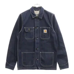 Carhartt WIP (カーハート ダブリューアイピー) MICHIGAN CHORE COAT ロゴパッチ ミシガンチョアコート デニムジャケット インディゴ