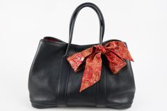 【美品】HERMES エルメス ガーデンパーティTPM ガーデンツイリー 銀座限定 □J刻 ハンドバッグ ブラック ツイリースカーフ【QE88】