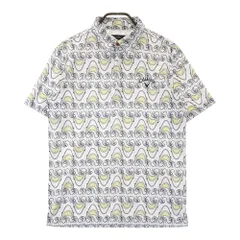 サイズ：L CALLAWAY キャロウェイ  半袖ポロシャツ サメ ホワイト系 [240101417876] ゴルフウェア メンズ ストスト