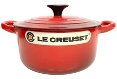 【未使用品】LE CREUSET ル・クルーゼ ホーロー鍋 16cm 赤 新品 未使用 鍋 ル・クルーゼ ルクルーゼ ルクルーゼ鍋 16cm 赤