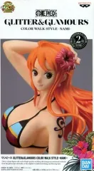 【中古】フィギュア ナミ(水色/エンジ) 「ワンピース」 GLITTER＆GLAMOURS COLOR WALK STYLE -NAMI-