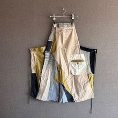 EASY SKANKING リメイクエプロン ワークエプロン カフェエプロン ガーデニング キャンプ