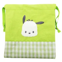  ポチャッコ 巾着 ギンガム サガラ 巾着袋 サンリオ キャラクター 