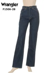 訳あり wrangler F1506-28 ラングラー JEANS レディース ジーンズ ボトムス 美脚 デニム ストレート ワイドストレート コットン デッドストック  きれいめジーンズ ラングラー Wrangler 日本製 made in Japan