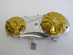 adv160 PCX/PCX e:HEV/PCX JK05 JK06 KF47 2021-2024 2025 以降 CNC アルミ ギアボックス カバー 伝動箱カバー 銀X金