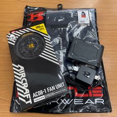 【美品】 BURTLE バートル エアークラフト 空調服 ファン 専用バッテリー セット AC1174 AC08-1 AC08-22V 平塚店-1A