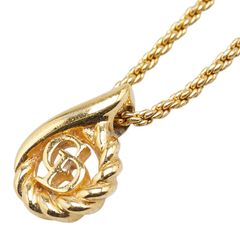 ディオール CDロゴ ゴールド メッキ レディース Dior【1-0219346】