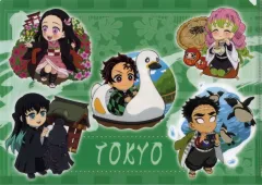 【中古】クリアファイル 集合 ご当地イラスト東京 A4クリアファイル 「鬼滅の刃 全集中展 -刀鍛冶の里編・柱稽古編-」 東京会場限定ver.