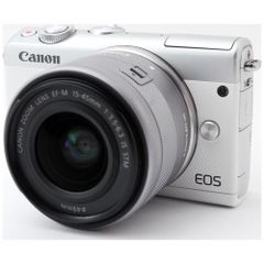 ❤自撮り対応♪Wi-Fiで写真転送❤Canon EOS M100 ホワイト