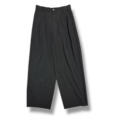 THE ROW RUFUS PANT ルーファス パンツ ワイドスラックス 3タックパンツ ザロウ RN 139150 ブラック 28 90882A7