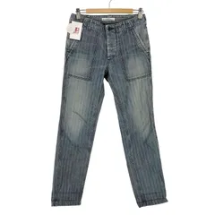 ドゥニーム Denime ボタンフライ デニムヘリンボーン ベイカーパンツ メンズ JPN：S 