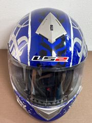 LS2 フルフェイスヘルメット ブルー