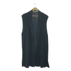 PLAIN PEOPLE / プレインピープル | コットン テーラード ロングジレ | 9 | ブラック | レディース