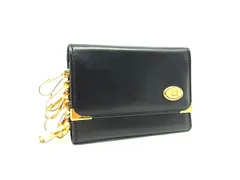 ■美品■ dunhill ダンヒル レザー  6連 キーケース 鍵入れ メンズ レディース ブラック系 DI6671