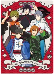 【中古】ポストカード 01.集合デザイン(描き下ろしイラスト) プレミアムポストカードホルダー 「アイドルマスター SideM」