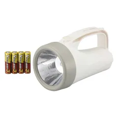 【 新品 未開封 】   オーム電機 LED強力ライト150ルーメン単3形乾電池×4本付属 [LED /単3乾電池×4 /防水］ LPP-3415C7 未使用 送料無料のサムネイル