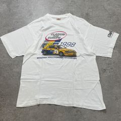 レーシングTシャツ ホワイト XL 企業【ST149】