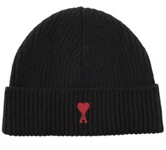 ami アミ　ブルー　CLOUDY アルパカブレンドニット ビーニー AMI Alexandre Mattiussi アミパリス PARIS KNIT HAT 帽子