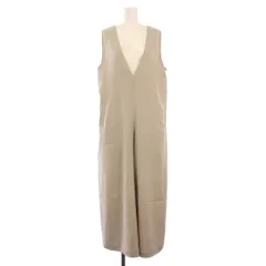 ジャーナルスタンダード レリューム JOURNAL STANDARD relume 25SS UVカット接触冷感ストレッチオールインワン スラックス Vネック 無地 38 グレージュ 25030462114120 /BB