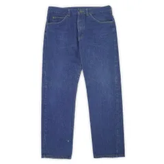リー Lee 80s 80年代 200-0189 デニムパンツ ジーンズ ストレート MADE IN USA アメリカ製 101Z 定番 501 ヴィンテージ アメカジ 古着 メンズ インディゴブルー / 濃紺 W36 L30【中古】