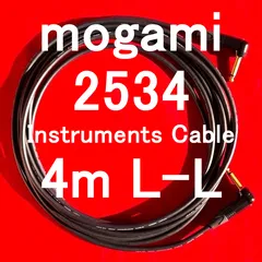 mogami 2534 Instruments Cable w/ Neutrik Gold Plated Plug LL 4m