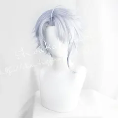 まん　ツイステ　アズールコスプレウィッグオーダー ツイステ アズール コスプレウィッグ 耐熱かつら 約32cm 高品質 通販