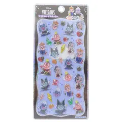 【メール便】ディズニーヴィランズ シールシート プチドロップステッカー ディズニー カミオジャパン デコシール デコレーション キャラクター グッズ 