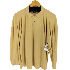 ギャップ Gap 90s OLD メタルボタン インサイドアウト コットンリブニットL/Sポロシャツ メンズ import：L 