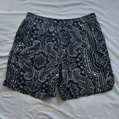 20ss Kith Hardaway Silk Cotton Short Black XLサイズ キス キース ハードアウェイ シルクコットン ショーツ ハーフパンツ 中古