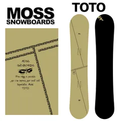 24-25 MOSS SNOWBOARDS / モススノーボード TOTO トト メンズ レディース スノーボード カービング 板 2025