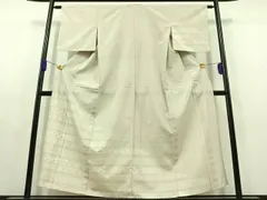 平和屋着物▽本塩沢　単衣　横段文　正絹　逸品　BAAS8010yc 楽天市場】平和屋着物▽本塩沢 単衣 幾何学花文 正絹 逸品 AABB2403fy