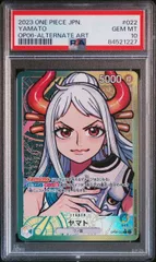 ※訳アリ※【PSA10】ヤマト(L★){緑黄}〈OP06-022〉[ 双璧の覇者] リーダーパラレル (リーパラ)　ケースひび割れ