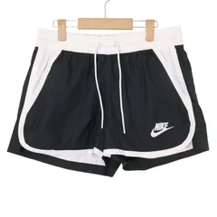 NIKE ナイキ 通年 ロゴ★ 裏地メッシュ ランニング トレーニング ショート パンツ Sz.L レディース