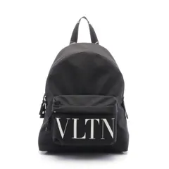 ヴァレンチノ Valentino リュックサック バックパック VLTN ブラック/ホワイト ナイロン バッグパック レディース Used Aのサムネイル