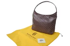 新品未使用 GOYARD ゴヤール ボエム ホーボー バッグ トートバッグ ブラック ボルドー PVC レザー BOHEMEPMLTY01CL01P シルバー金具 中古 4c075568のサムネイル
