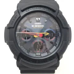 【中古】G-SHOCK 腕時計 ソーラー GAW-100BMC-1AJF 黒 箱あり ジーショック[91][240017613157]