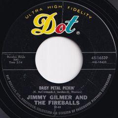 Jimmy Gilmer Daisy Petal Pickin' / When My Tears Have Dried Dot US 45-16539 211814 ROCK POP ロック ポップ レコード 7インチ 45