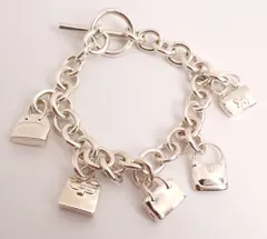 美品 HERMES(エルメス) アミュレットブレスレット SV925 63.5g #20  