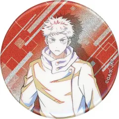 【中古】バッジ・ピンズ 虎杖悠仁(グリッター) 「呪術廻戦PLAZA in ロフト トレーディング缶バッジ ～立ち向かえ!!～ 箔押し＆線画グリッターver.」