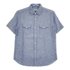 AIGLE コットン サイズS 半袖シャツ ライトブルー メンズ エーグル【中古】5-0724S∞