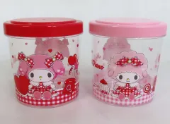 【中古】食器 7.マイメロディ＆マイスウィートピアノ キャニスターセット 「サンリオ当りくじ マイメロディ マイスウィートピアノ 当りくじ(2025)」