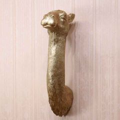 アニマルヘッド ラクダ ゴールド キャメル 動物 リアル風水 オーナメント