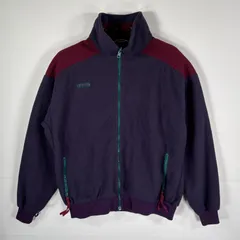 古着 90's/90年代 コロンビア Columbia USA製 フリース フルジップフリースジャケット 襟柄付き L  パープル メンズ