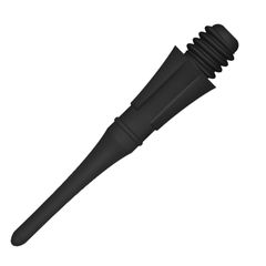 【特価商品】ブラック 25mm ポイント・ティップ & 50本入 2BA Plastic チップ Dart ダーツ points CyeeLife CL04