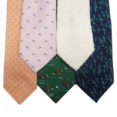 ジョルジオアルマーニ GIORGIO ARMANI ネクタイ 5点まとめ セット シルク ジャガード ツイル 総柄 CHAPS dunhill ETRO ARNYS チャップス ダンヒル エトロ アルニス マルチカラー/☆I94/メンズ