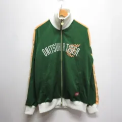 オニツカタイガー Onitsuka Tiger トラック ジャケット ジャージ L 緑 グリーン OKJ050のサムネイル